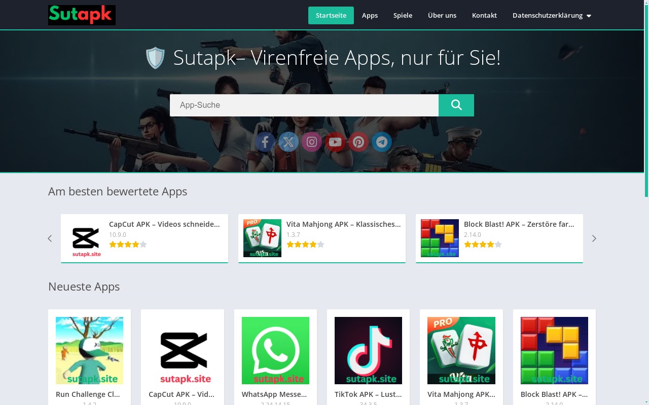 Screenshot of sutapk.site