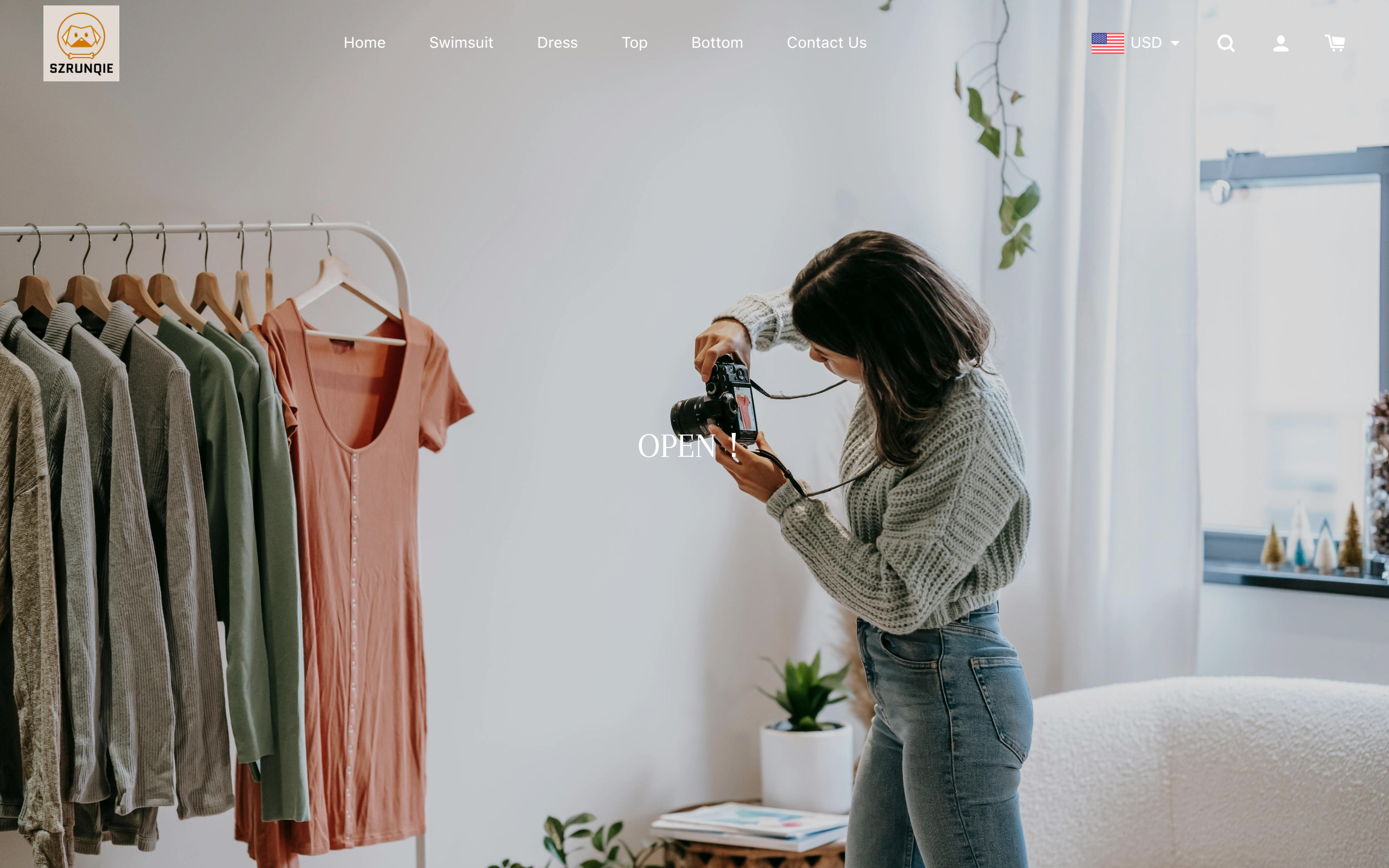 Screenshot of szrunqie.com