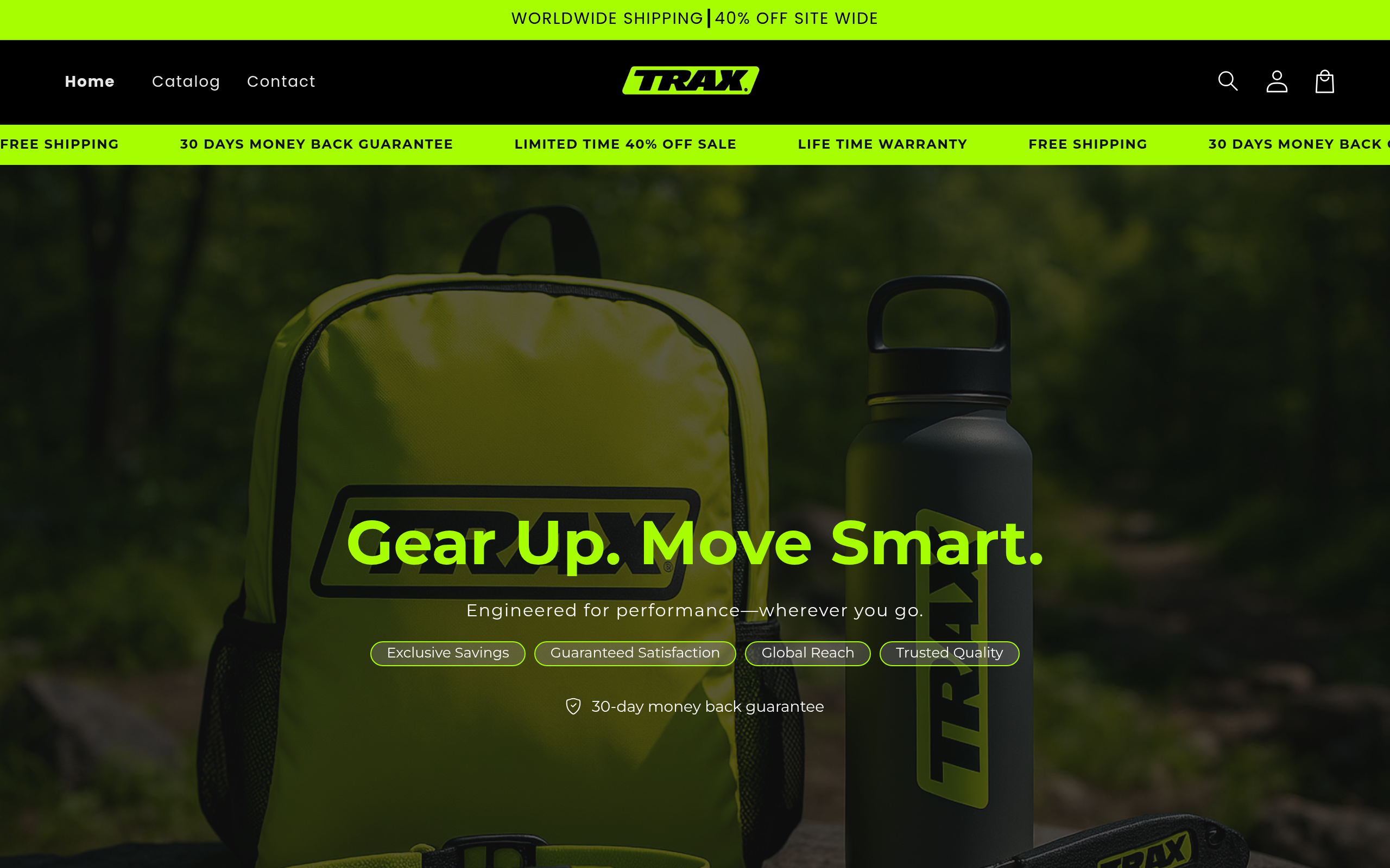 Screenshot of t-raxshop.co