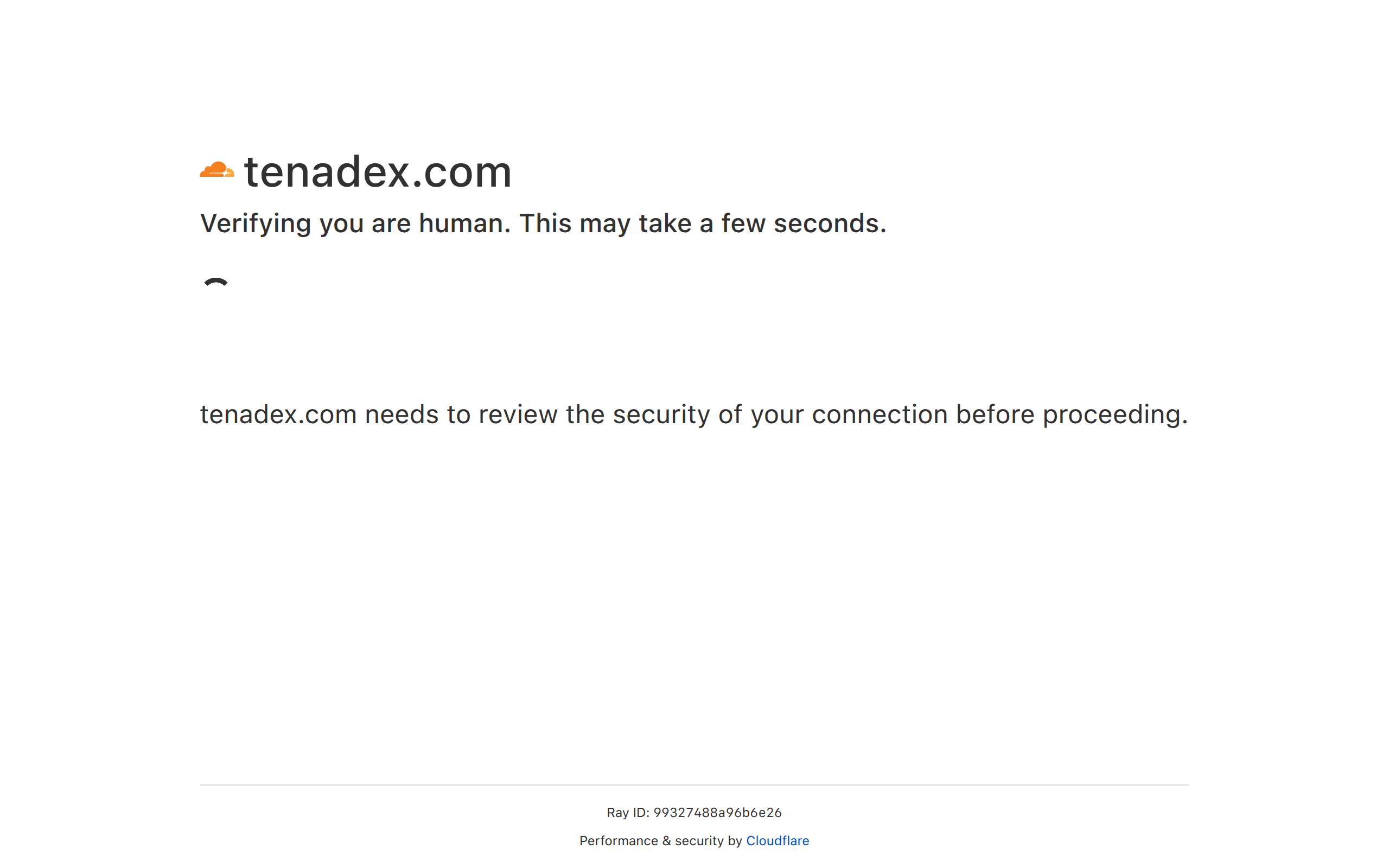 Screenshot of tenadex.com