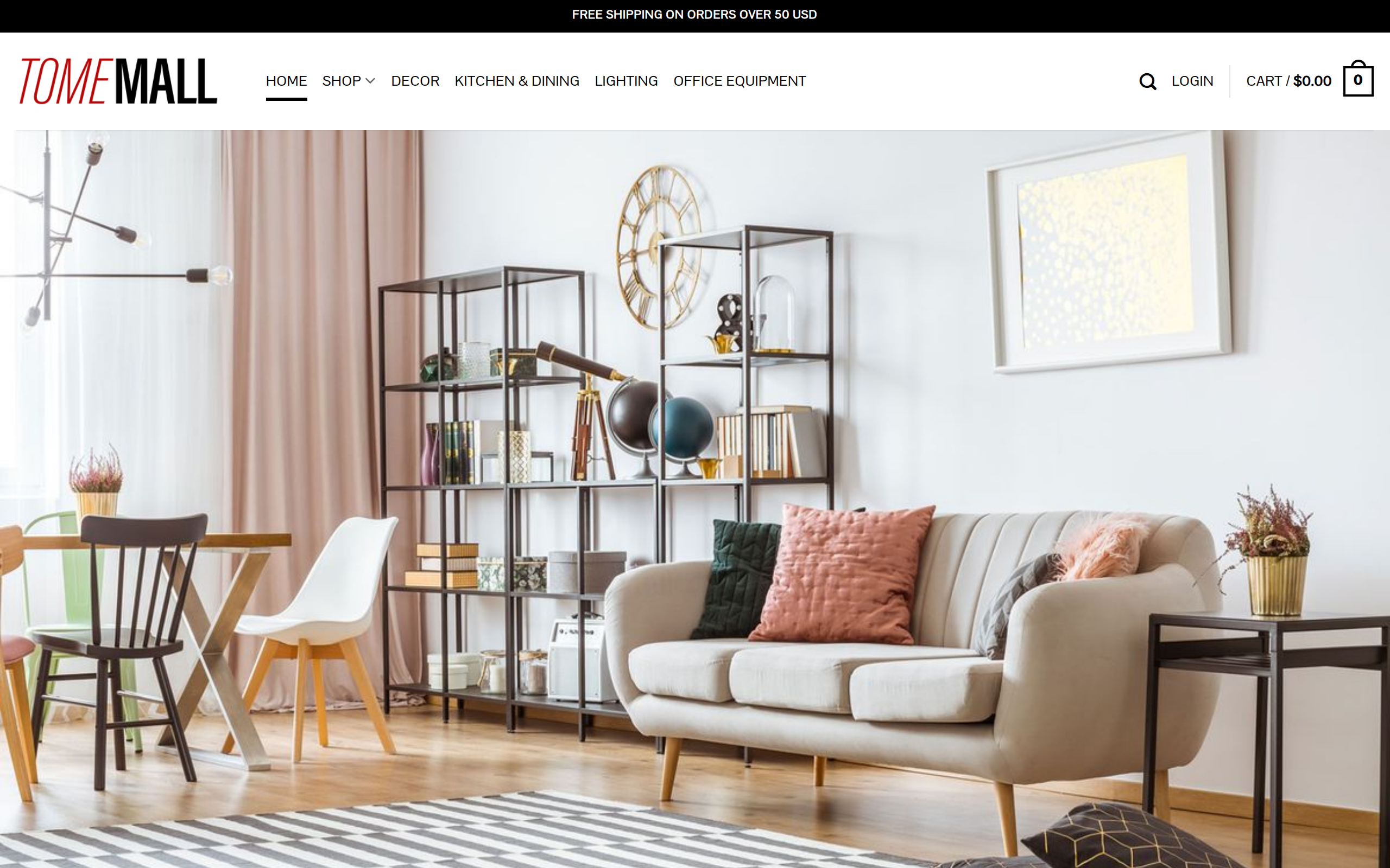 Screenshot of tomemall.com