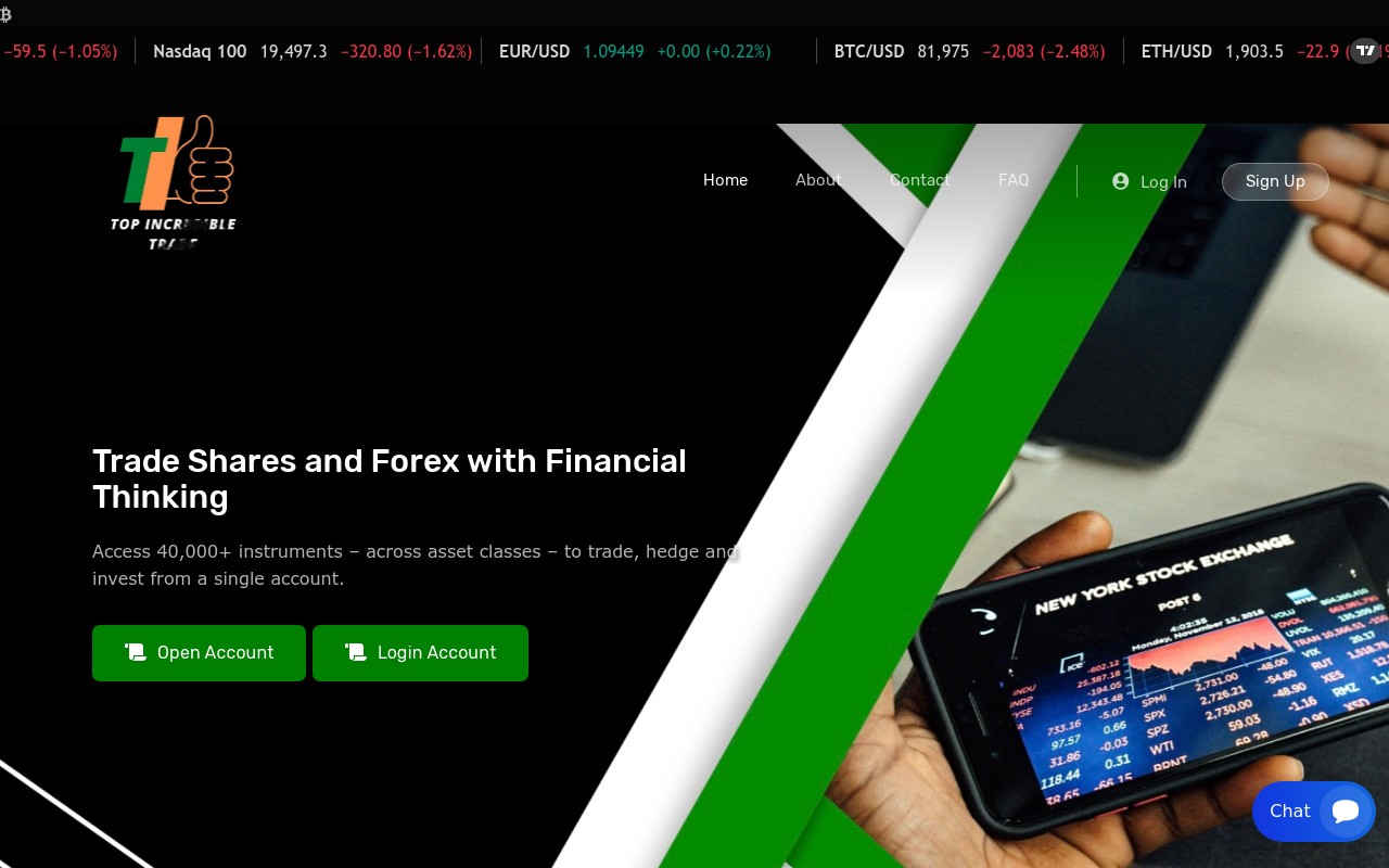 Screenshot of topincredibletd.live