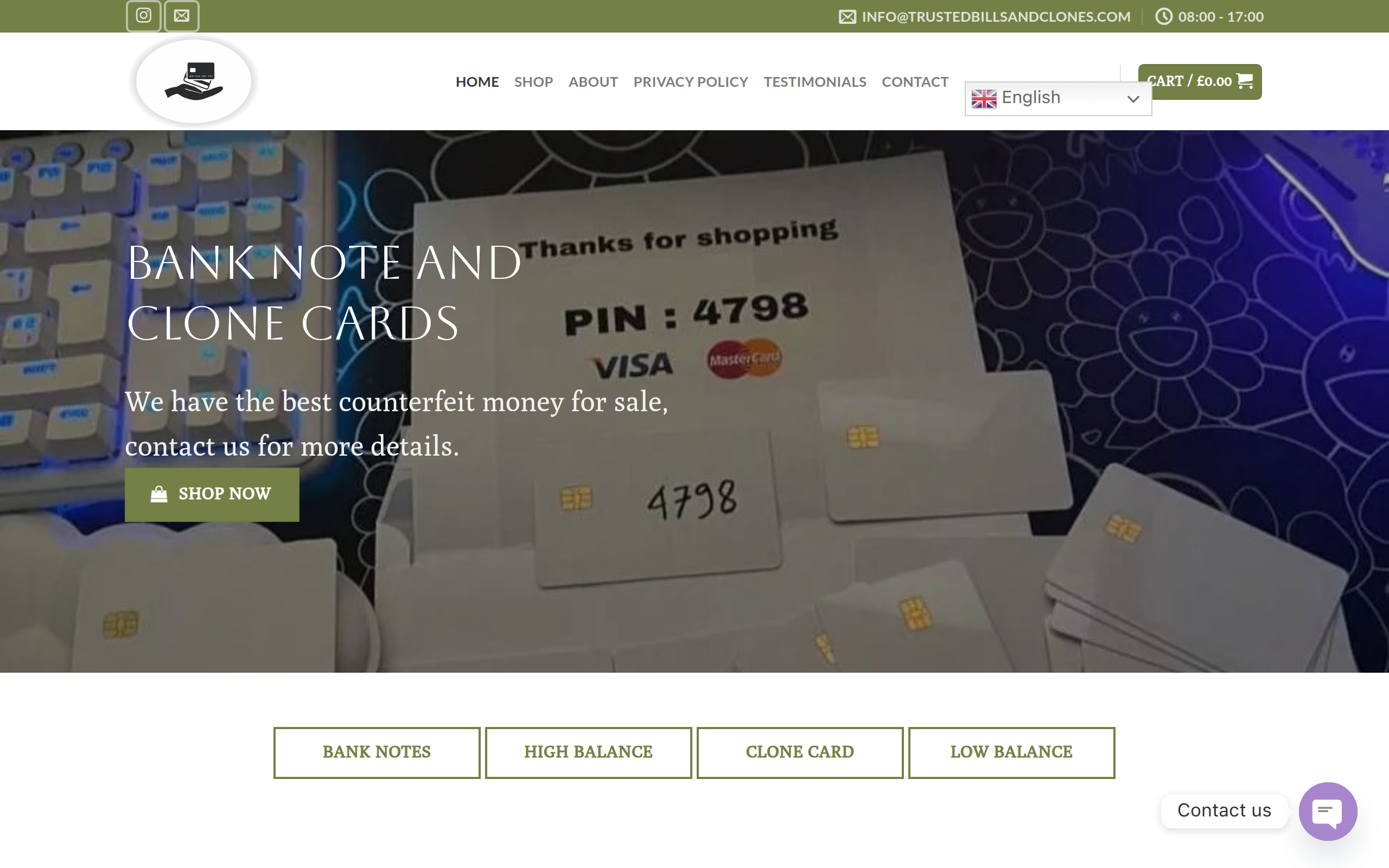 trustedbillsandclones.com