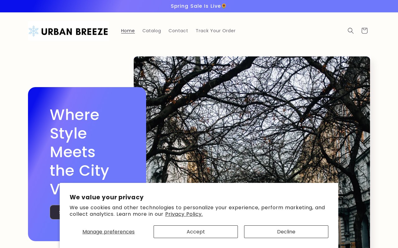 Screenshot of urbanbreeze.net