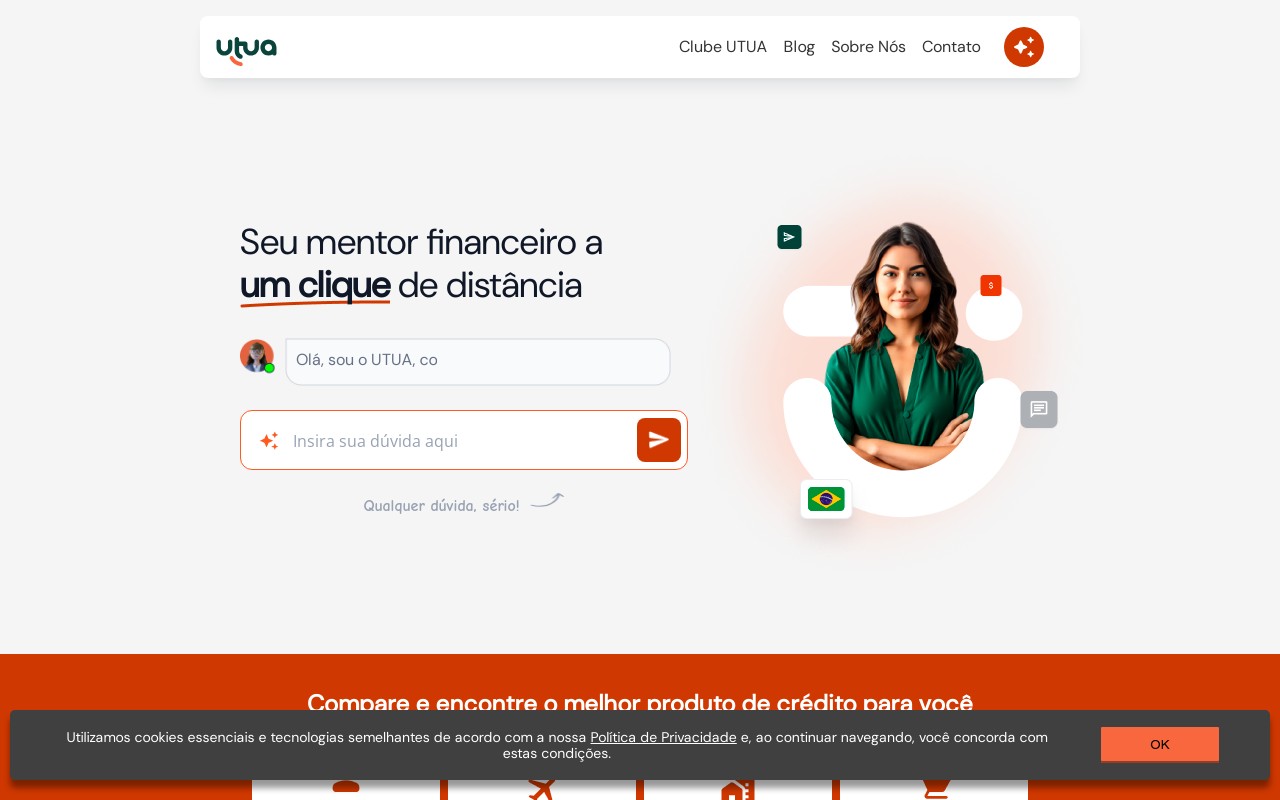 Screenshot of utua.com.br