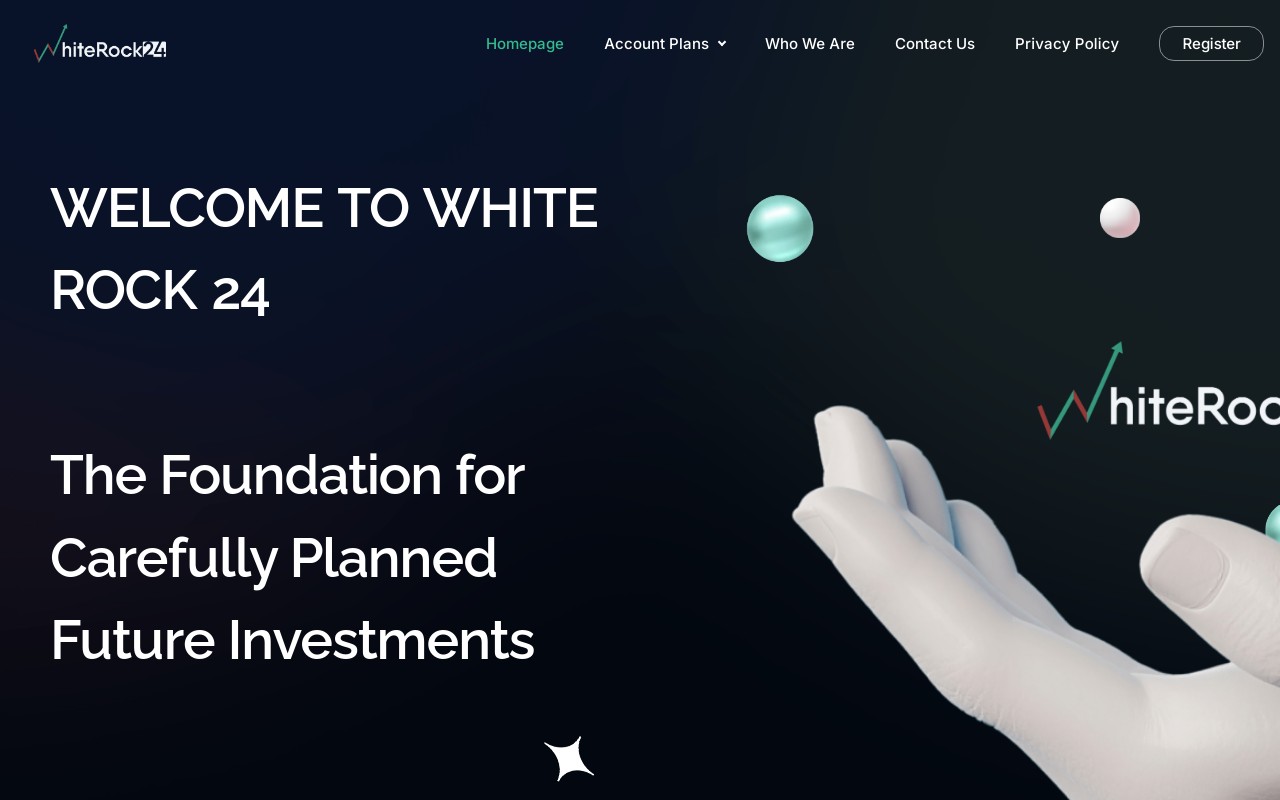 Screenshot of whiterock24.com