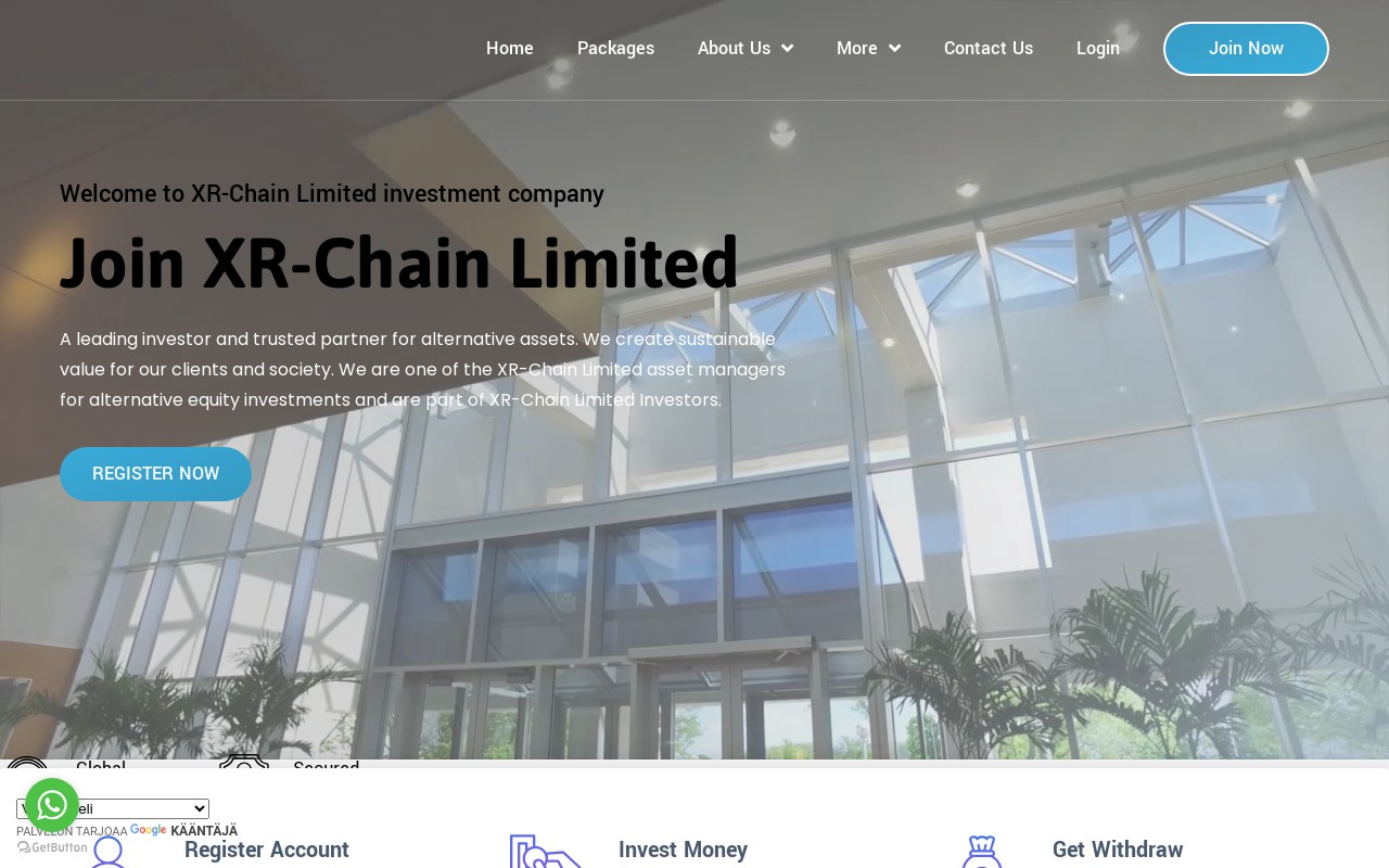 Screenshot of xrchainlimited.com